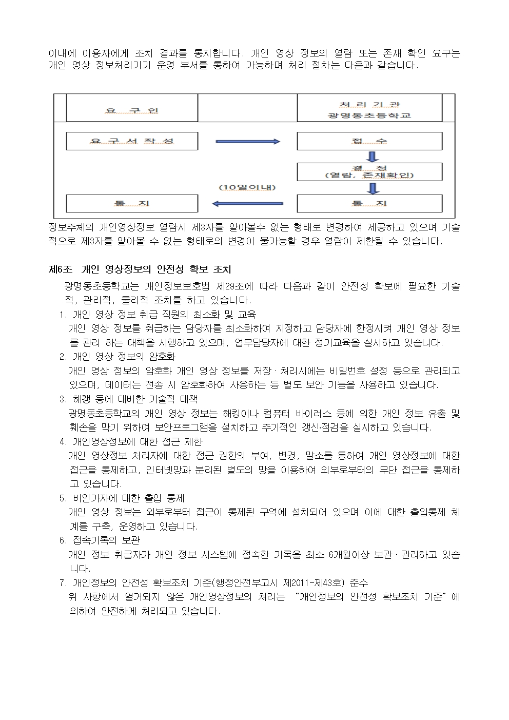 2025년도 영상정보처리기기 운영 관리 방침(홈페이지)003